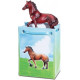 Figurine Cheval dans pochette cadeau