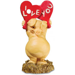 Figurine Cochonne I Love You