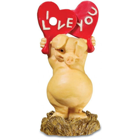 Figurine Cochonne I Love You