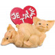 Figurine couple Cochons Je t'aime