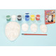 Kit Masques à peindre + peintures + pinceau