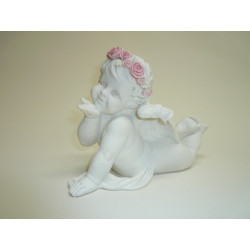 Statuette Ange envoyant un baiser - 21,6 cm