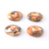 Lot de 4 Aimants - Magnets Coq et Poule - Ferme