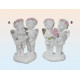 Figurine couple Ange sur coeur 