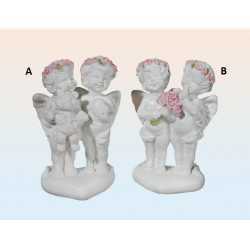 Figurine couple Ange sur coeur