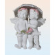 Figurine couple Ange parasol