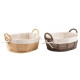Panier ovale campagne - naturel ou marron