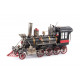 Réplique Train à vapeur - locomotive en métal - 41 cm