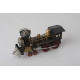 Réplique Train à vapeur - locomotive en métal - 17 cm