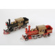Réplique Train à vapeur - locomotive en métal - 20 cm