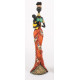 Statuette Femme africaine avec bébé - 43 cm