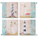 Cadre toile Phare - 40 x 40 cm