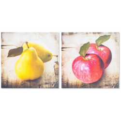 Tableau Fruit - Pomme ou Poire - 30 x 30 cm