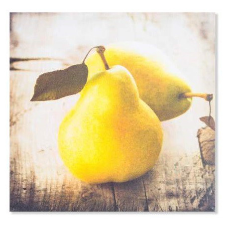 Tableau Fruit - Pomme ou Poire - 30 x 30 cm