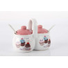 Set de 2 Saucières Cupcake en céramique