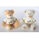 Peluche Ours avec pull - 26 cm