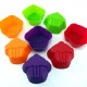 Set de 8 Moules en silicone Cupcake 4 couleurs