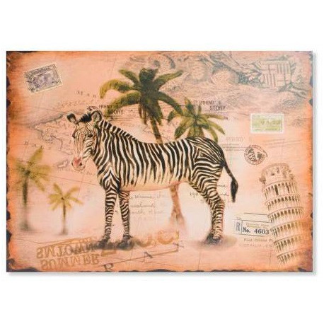 Tableau toile Animaux sauvages - 70 x 50 cm