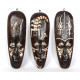 Masque mural bois Tribal - africain - 50 cm
