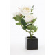 Fleurs artificielles Roses dans pot - 17 cm