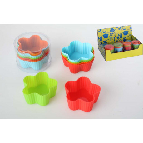 Set de 6 Moules en silicone Fleur