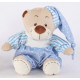 Peluche Ours avec pyjama - 25 cm