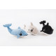 Peluche Animaux marins – Dauphin , Requin ou Orque – 18 cm