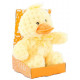 Peluche Canard jaune - 17 cm