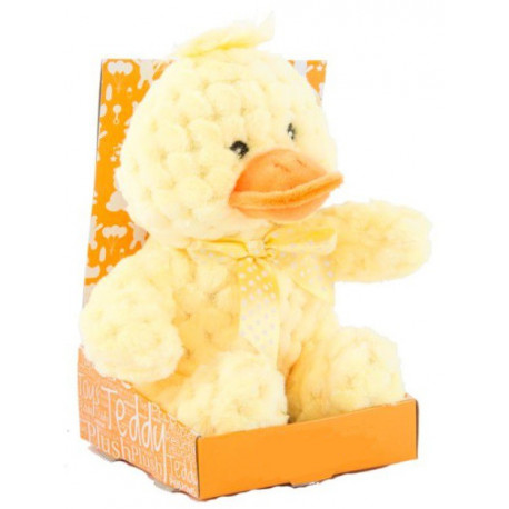 Peluche Canard jaune - 17 cm