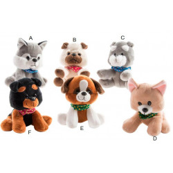 Peluche Chien - Chiot - 14 cm