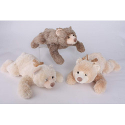 Peluche Ours couché - 40 cm