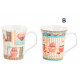 Lot de 2 Mugs en porcelaine Cupcake