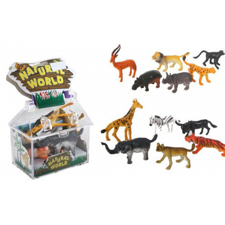 Figurines Mini - Animaux Sauvages : Set de 12 Animaux Sauvages - N/A -  Kiabi - 20.60€