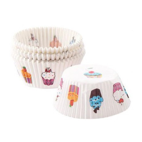 Set de 60 Moules papier Cupcake