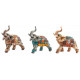 Statuette Eléphant ethnique - 11 cm
