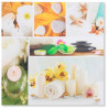 Cadre toile zen SPA et Bougies - 60 x 60 cm
