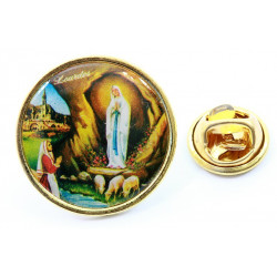 Broche Vierge de Lourdes 