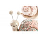 Figurine Escargot fleur - 10 cm