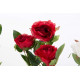 Fleurs artificielles Roses dans pot - 17 cm