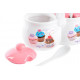 Set de 2 Saucières Cupcake en céramique