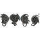 Lot de 4 Aimants - Magnets Dragon gothique