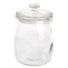 Bocal en verre avec couvercle - 21,5 cm