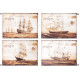 Tableau toile Bateau ancien - 60 x 44 cm