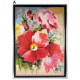Tableau peinture design Fleurs - 50 x 50 cm