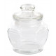 Bocal en verre avec couvercle - 15 cm