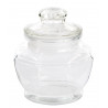 Bocal en verre avec couvercle - 15 cm