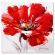 Tableau peinture Fleur - 30 x 30 cm