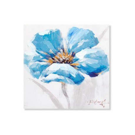 Tableau peinture Fleur - 30 x 30 cm