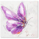 Tableau peinture Papillon - 30 x 30 cm