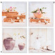 Tableau toile Fleurs dans pot 